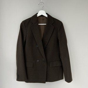 Uniqlo DOUBLE BREASTED JACKET Olive Size S